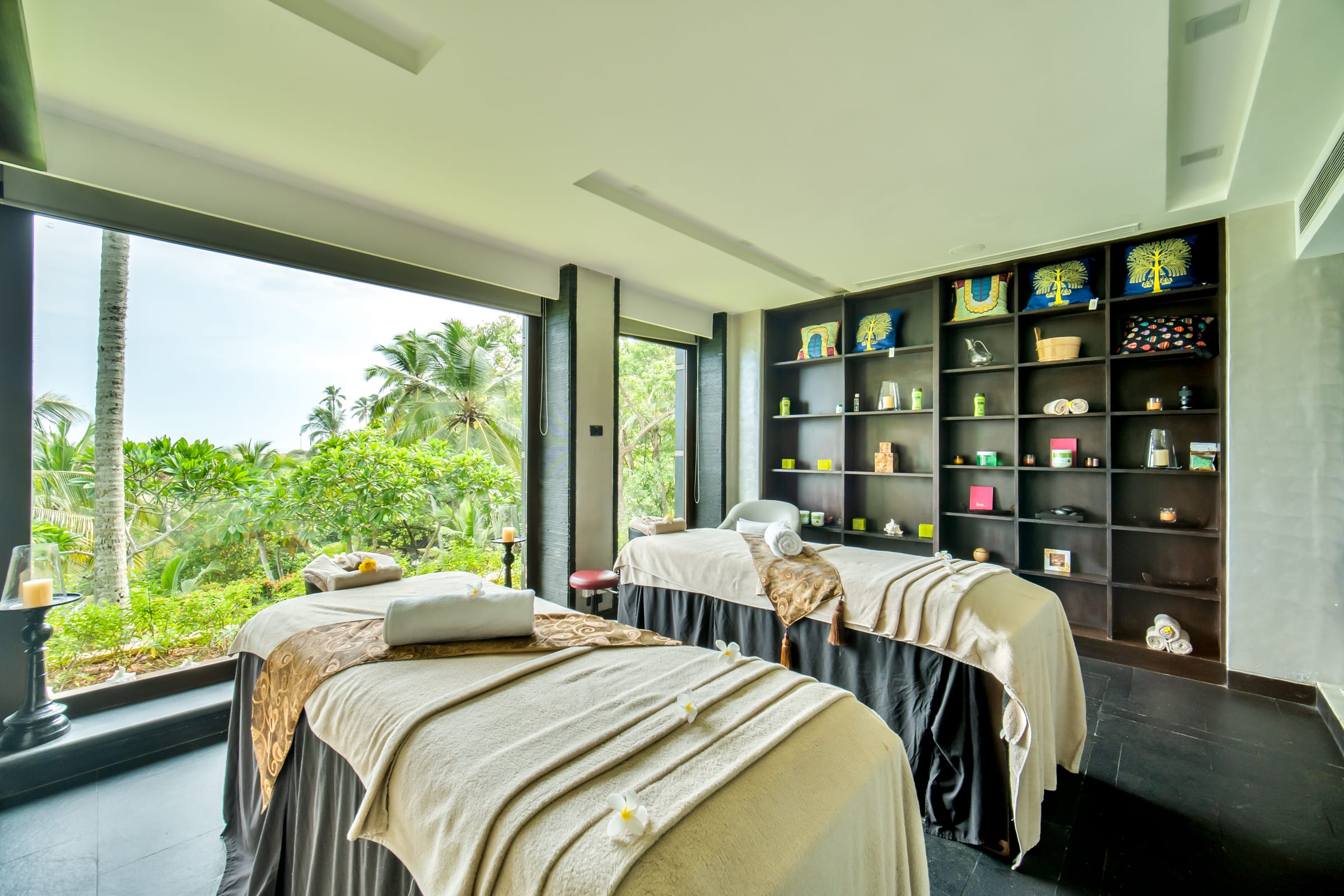 Ayurvedic treatment room