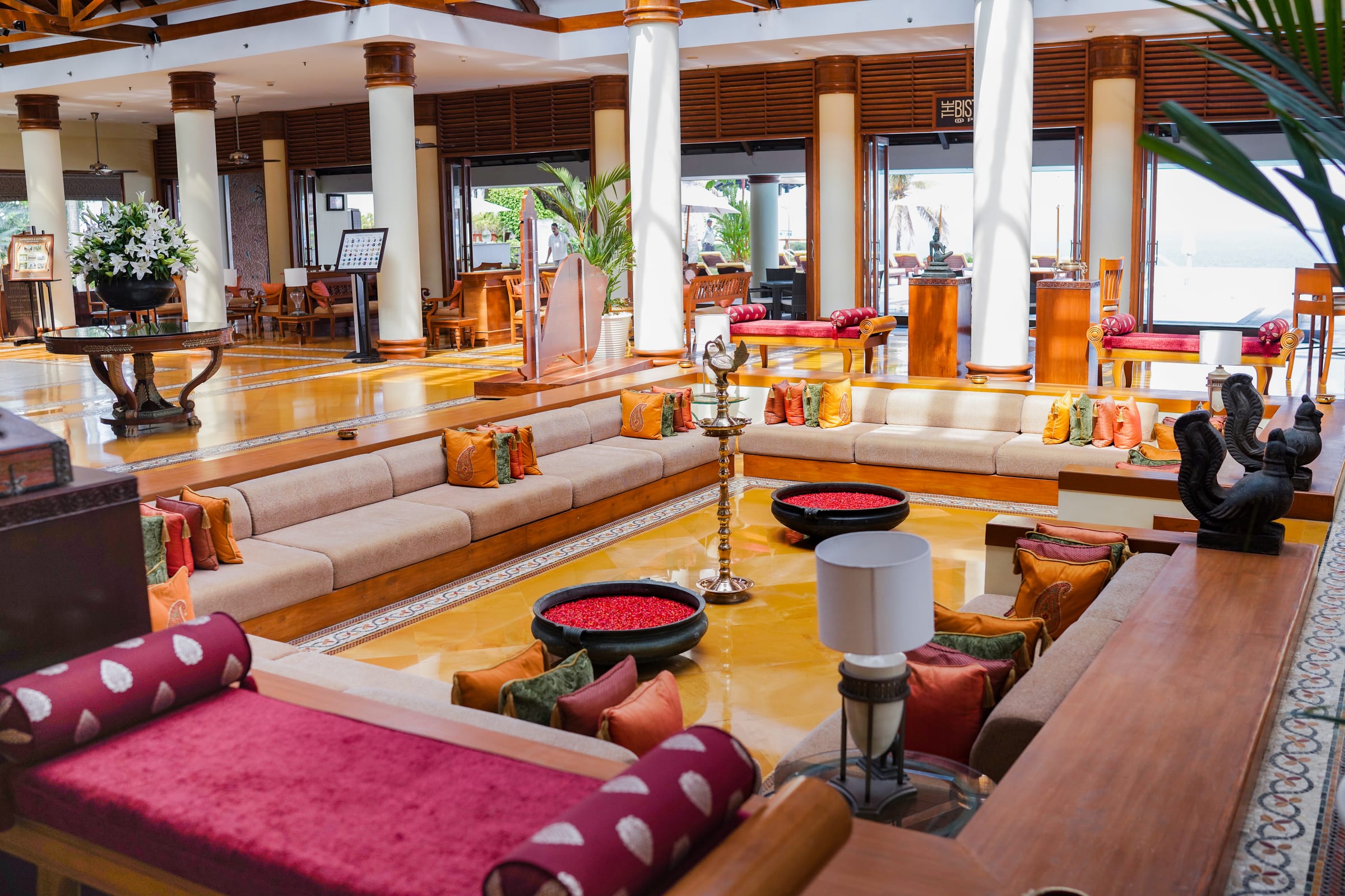 Leela Raviz Kovalam — beachside